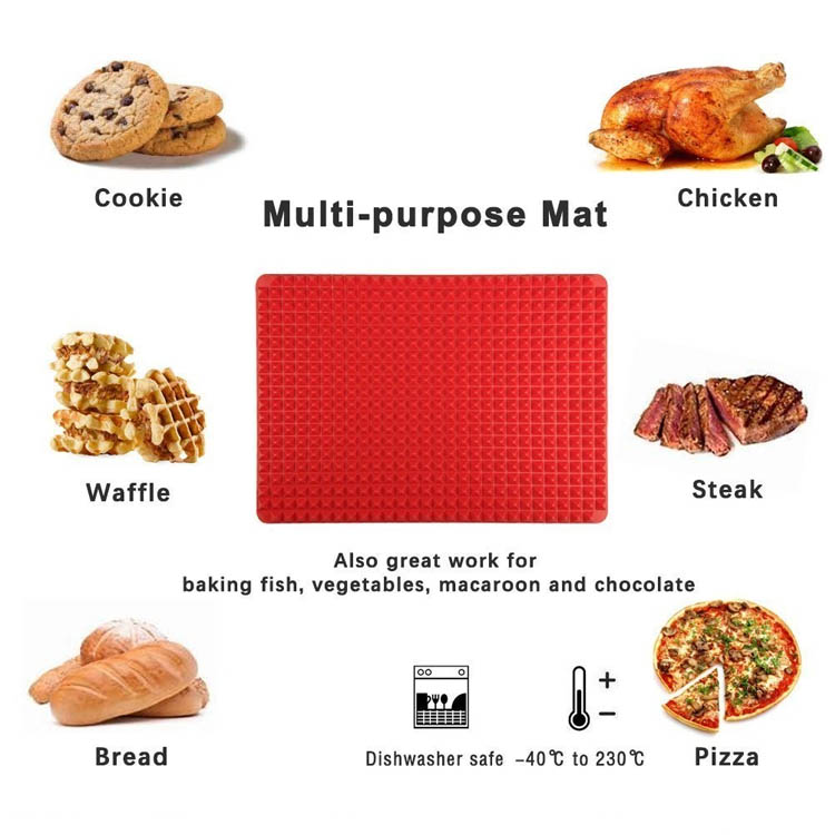 pyramid baking mat